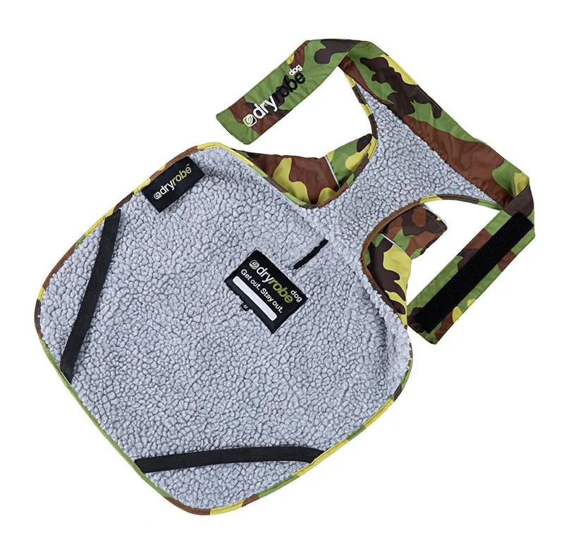 Dryrobe Dog Coat Camo/Grey-8